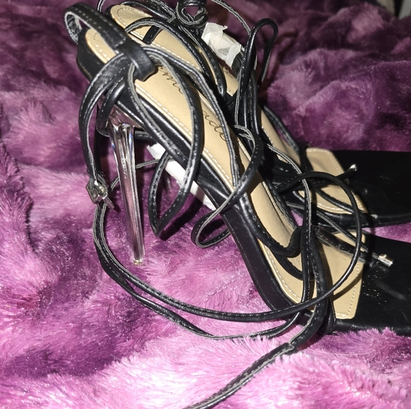 LEMONADE Women Strappy Lace-Up Stiletto High Heels sandals Size 7 - Picture 5 of 9